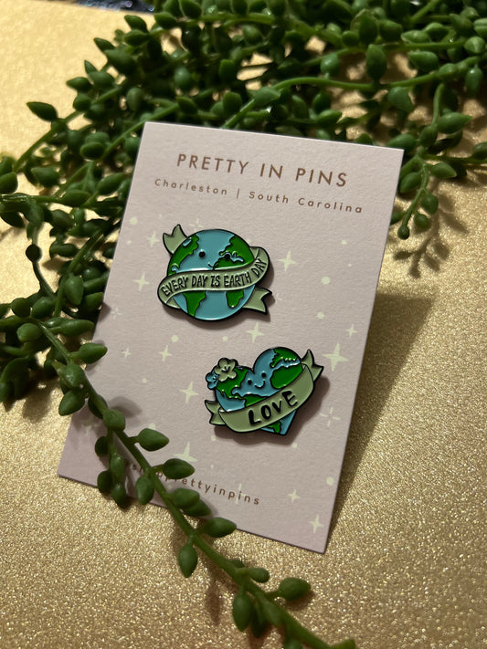 Earth Pin (Set of 2)