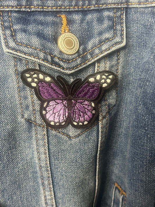 Purple Butterfly Patch