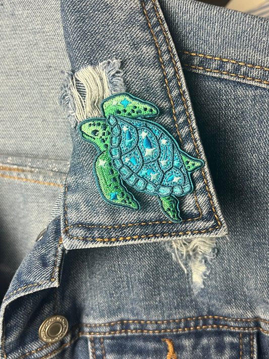 Glaxy Sea Turtle Patch