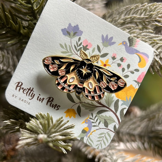 Perfectly pink boho moth