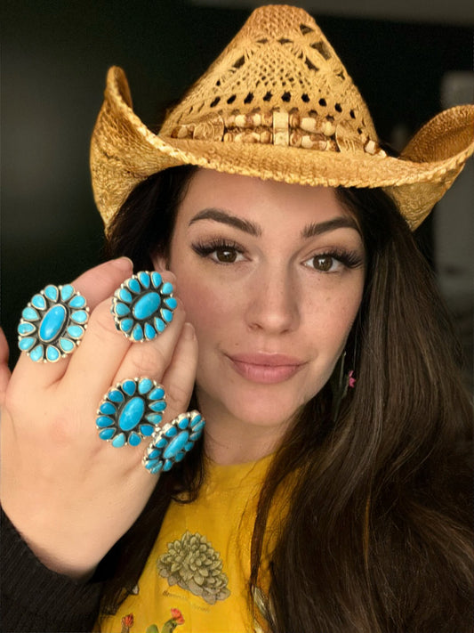 Turquoise & Pure Texan Sterling Rings