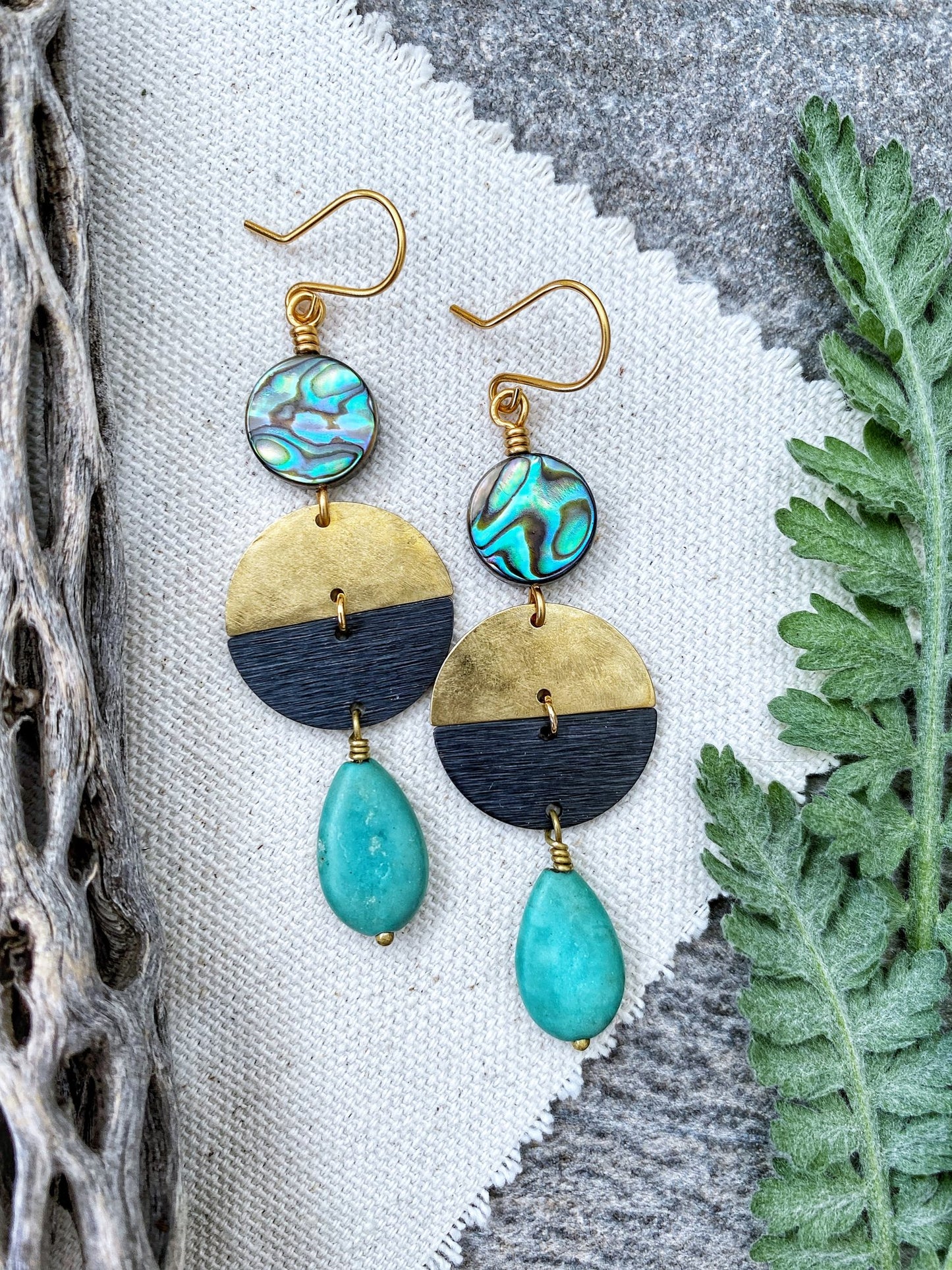 Maui Abalone Earrings