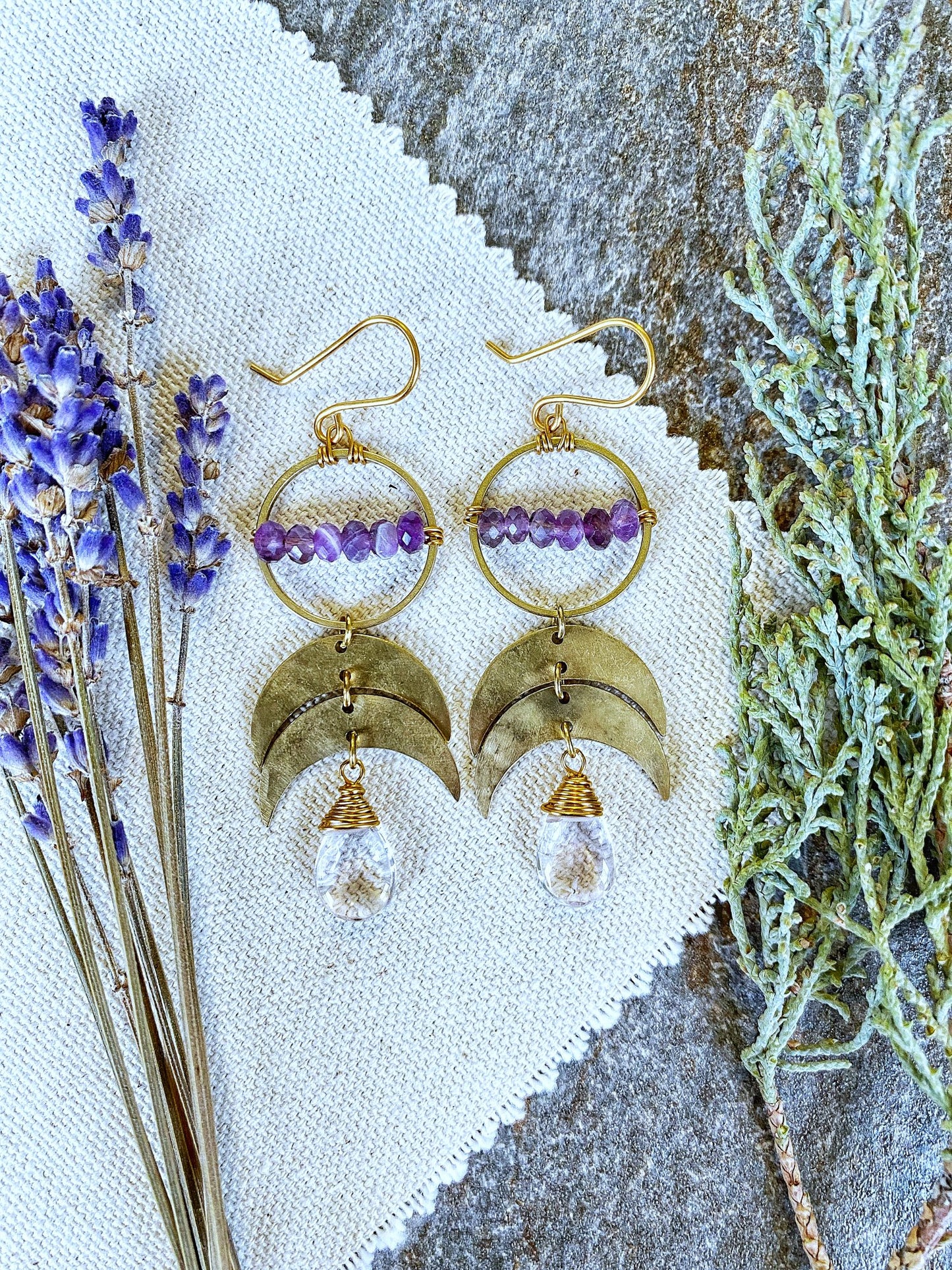 Amethyst Twilight Earrings