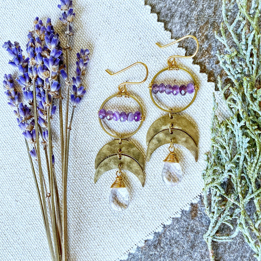 Amethyst Twilight Earrings